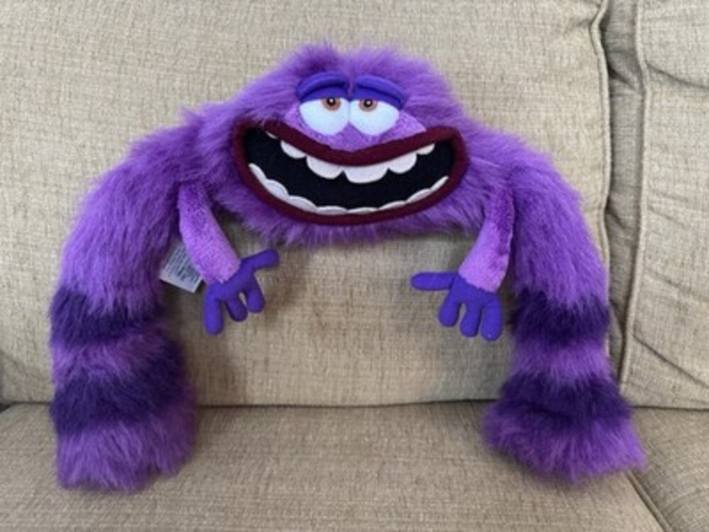 Disney Pixar Monsters University/Inc Art Purple Monster Stuffed Animal Poseable